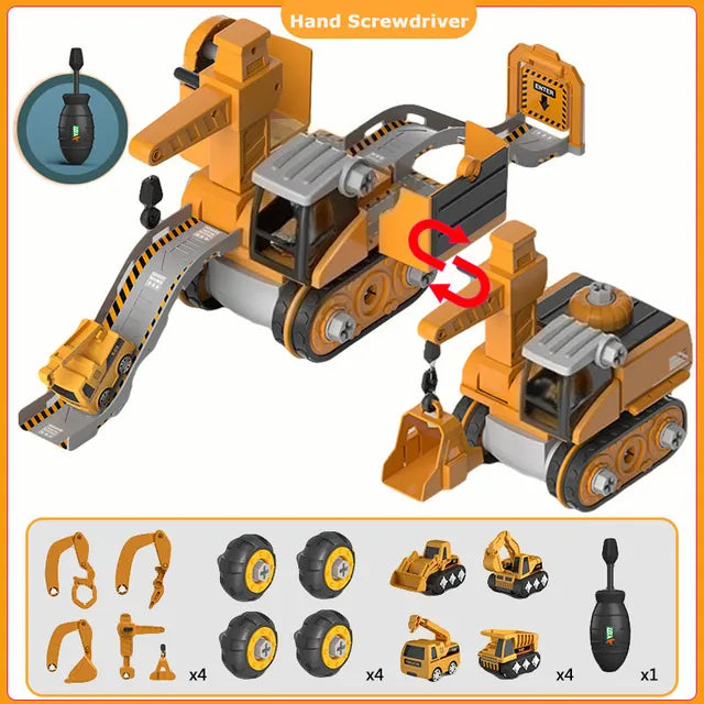 Master Builder Engineer Set™ - Sett sammen din egen arbeidsbil - Byggeleker