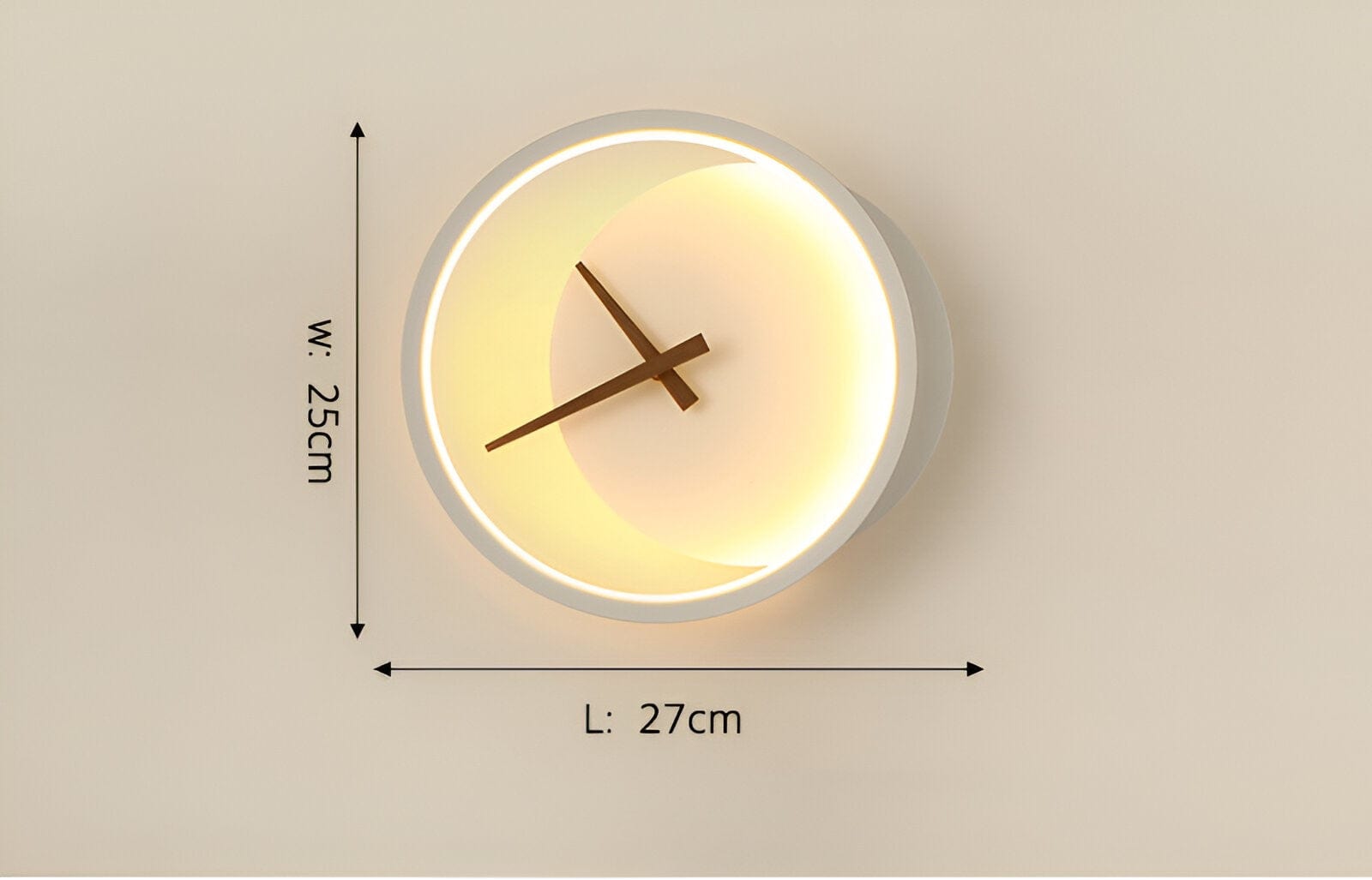 קירות סקוונסים עם שעון LED