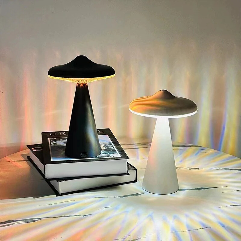 LED Mushroom Bordslampa - USB Dimbar Touch