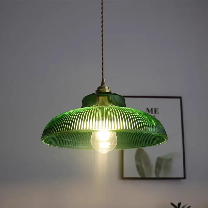 GlacialGlow - Glass Pendant Light