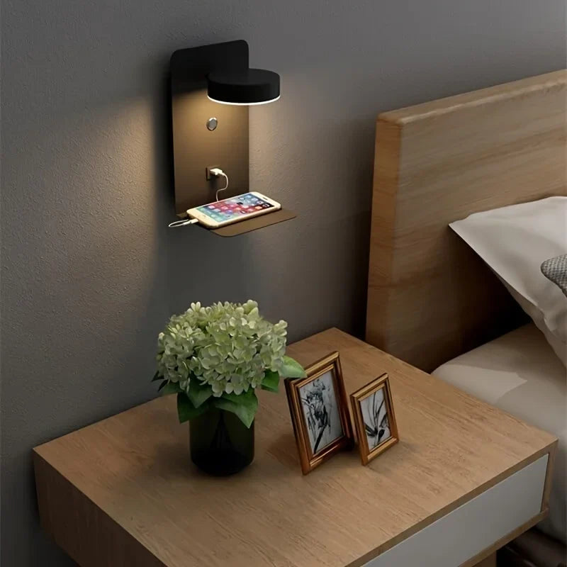 PureShine - Lampada da parete Simplicity per camera da letto