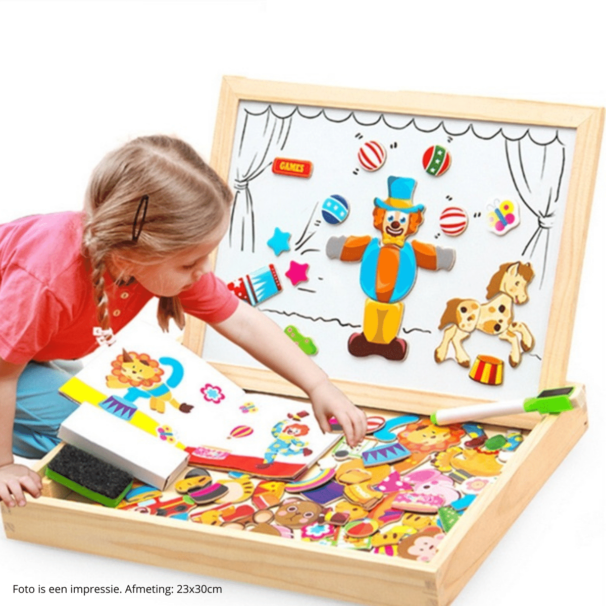 Woods™ | Magnetische Tafel – kreative Kunst mit Magnet und Kreide