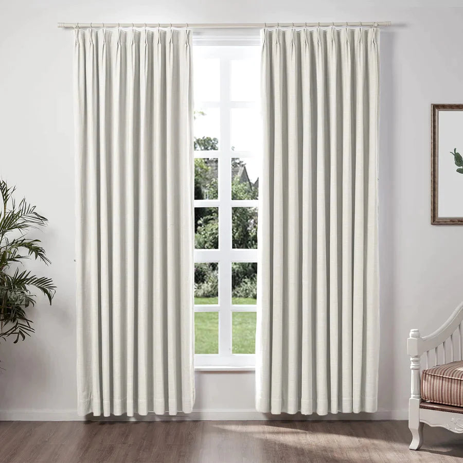 LoomShade - Blackout Linen Curtains for a Peaceful Sleep
