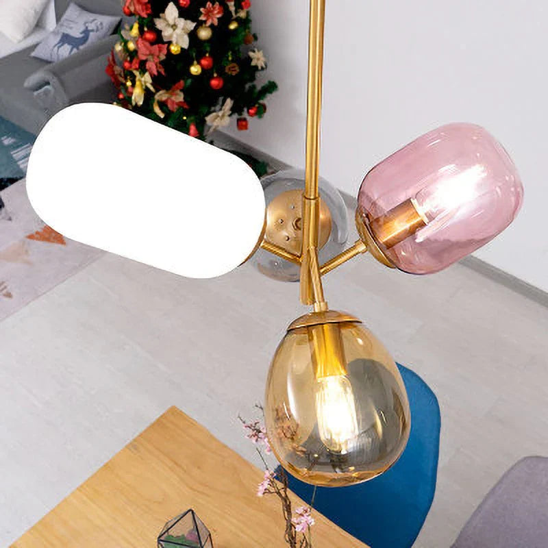 LuminescentLuster - Lampe suspendue avec boule en verre