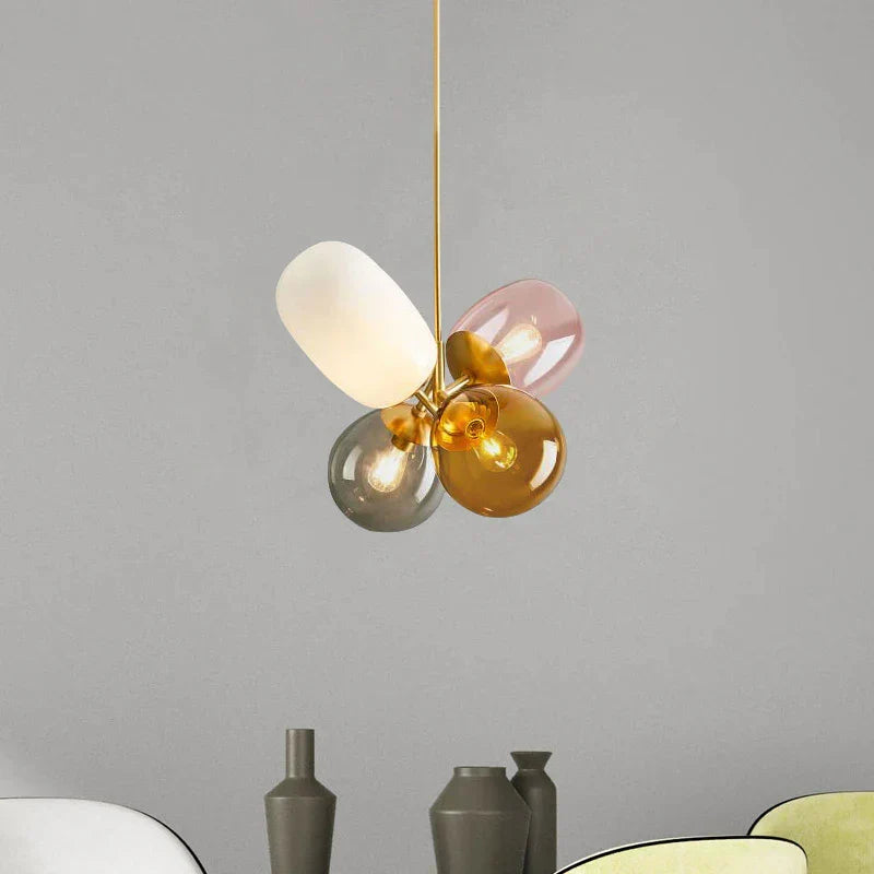 LuminescentLuster - Lampe suspendue avec boule en verre