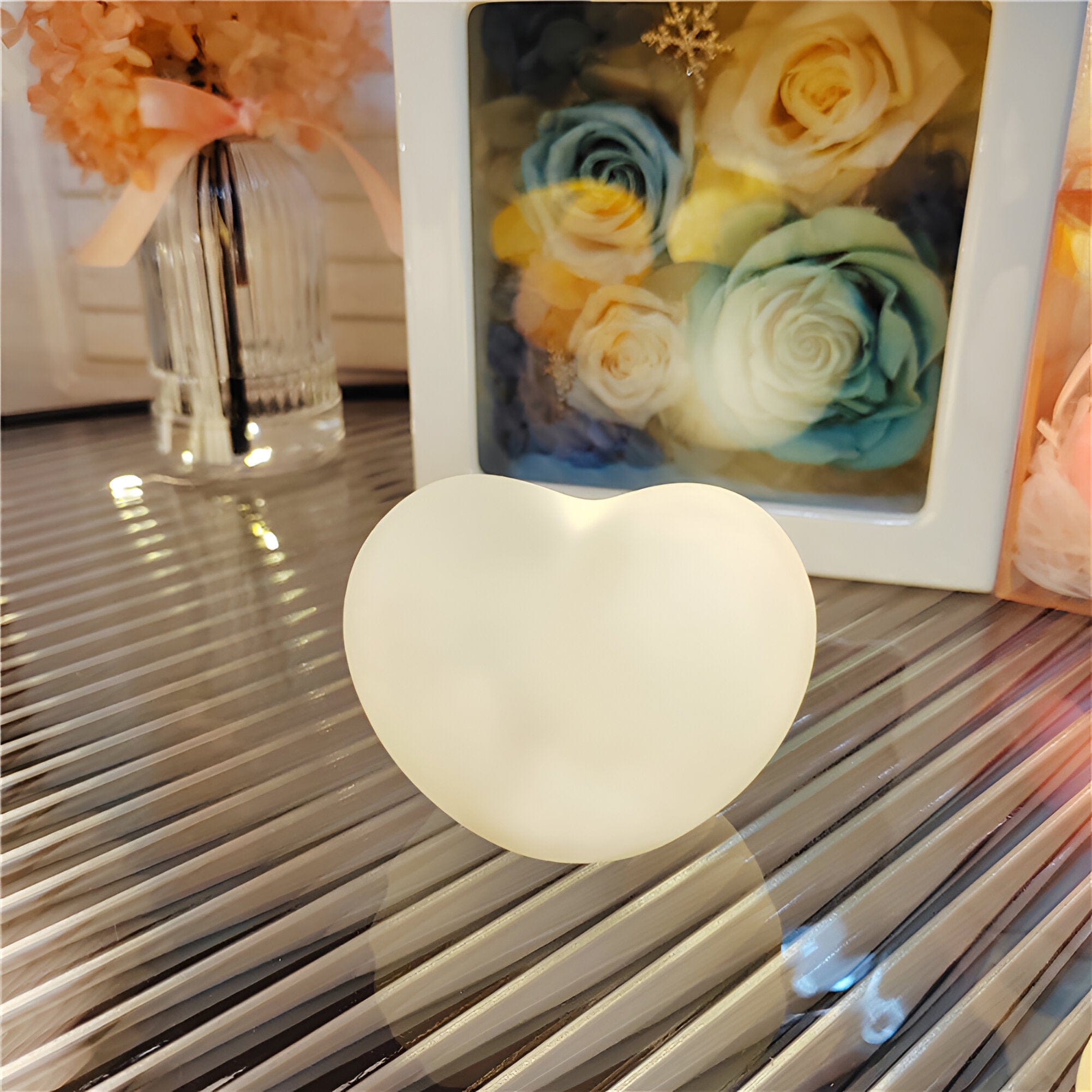 Kreative Love Heart LED 3D Lampe