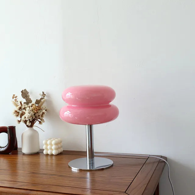 SweetGlow - Macaron glas bordlampe