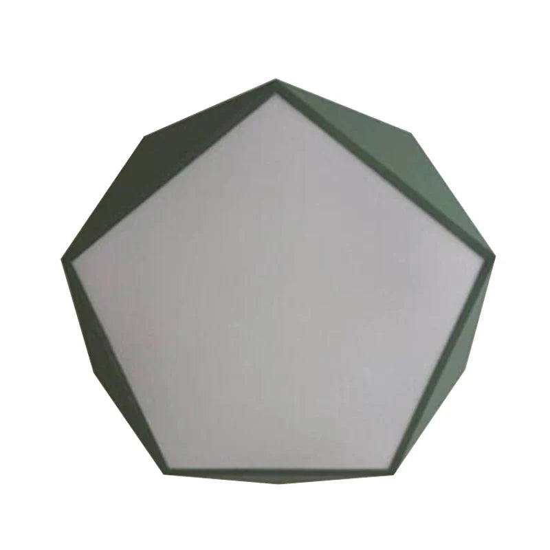 LuminaPolygon - Plafonnier pentagonal Macaron