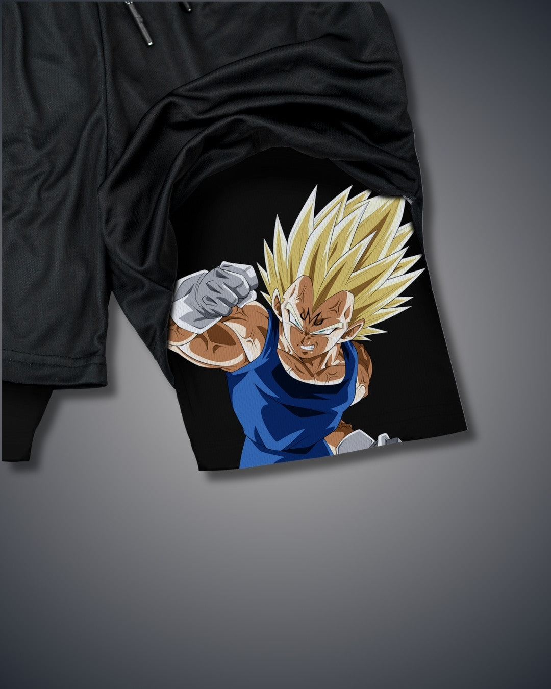 Anime-Trainingsshorts fürs Fitnessstudio |