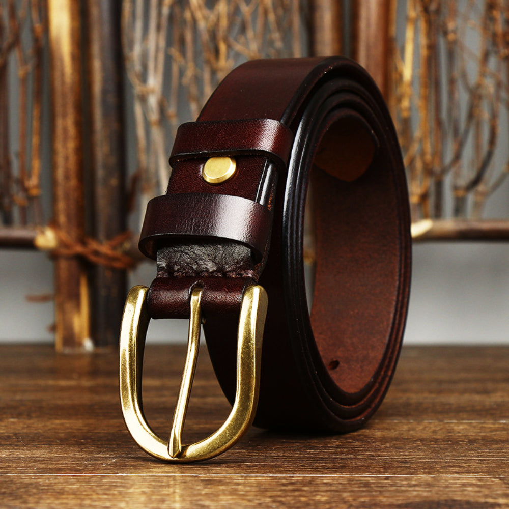 Ceinture en cuir classique pour homme premium