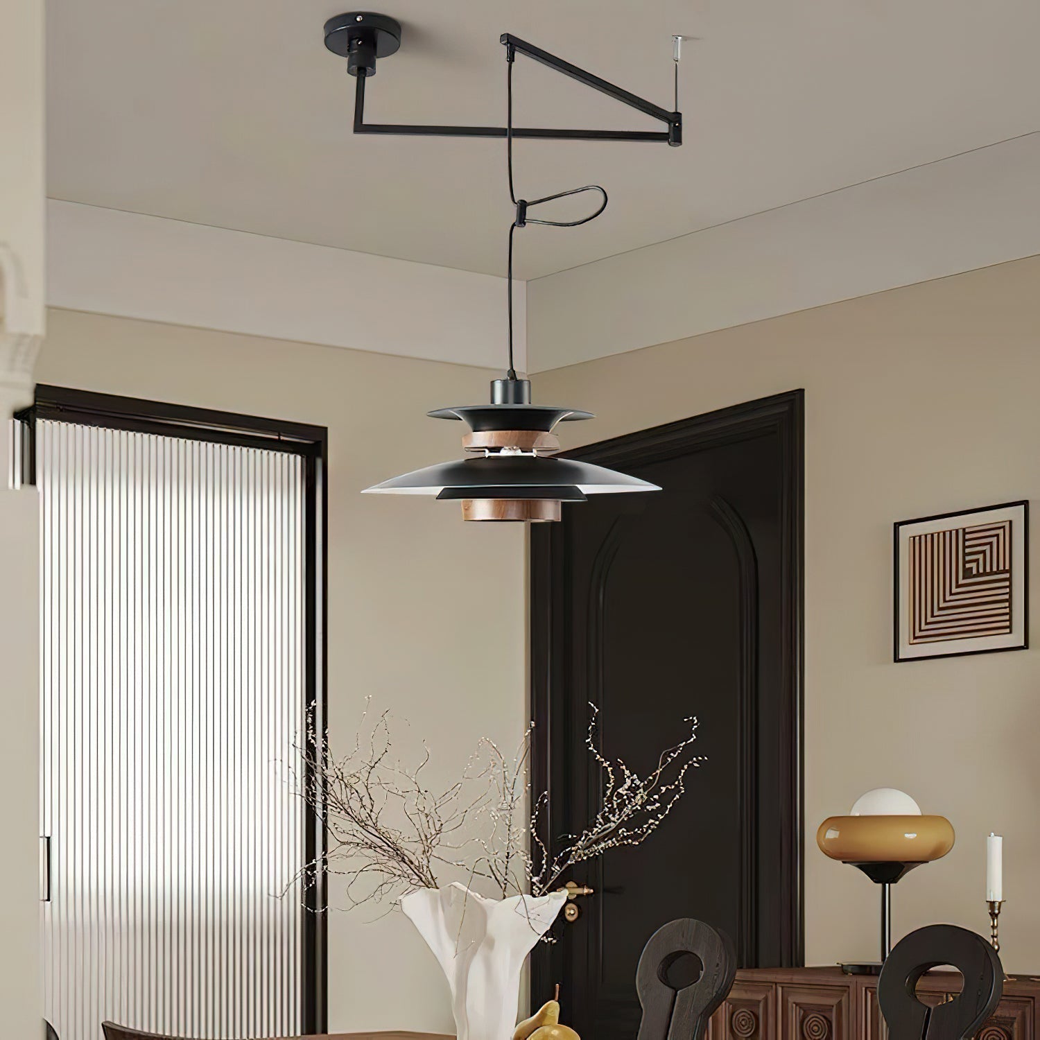 Mercero – Lampe suspendue avec bras pivotant