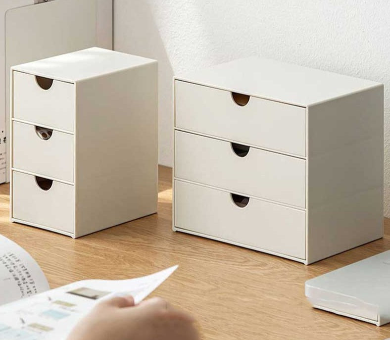 Tiroir de rangement de bureau minimaliste pour bijoux et cosmétiques