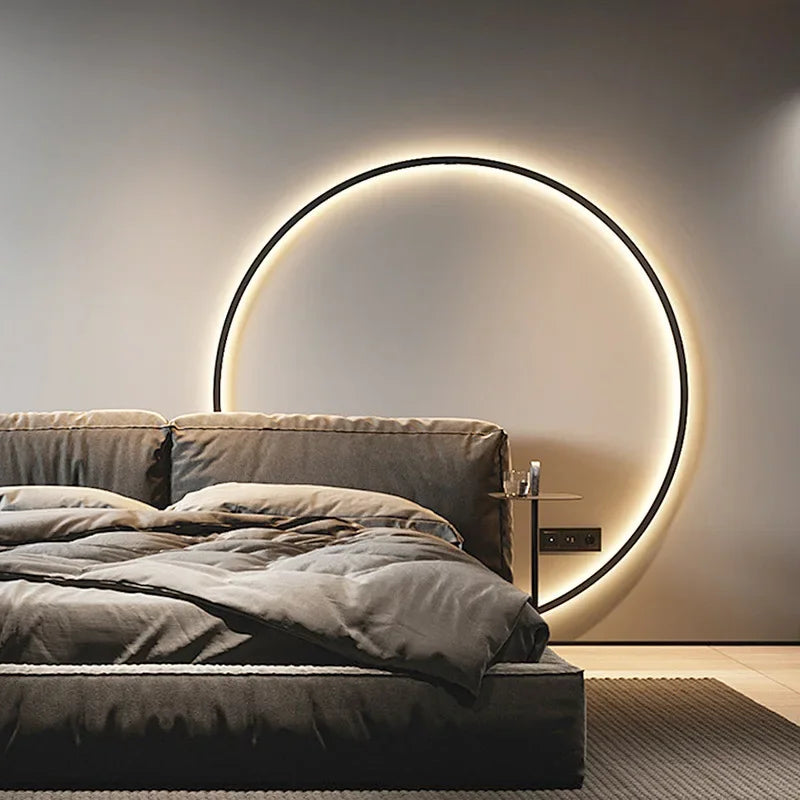 LumiRing - Minimalist circular wall light lamp