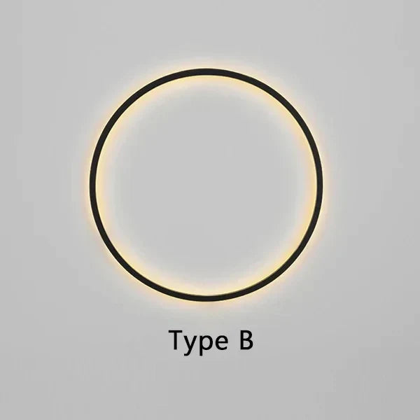 LumiRing - Minimalist circle wall light