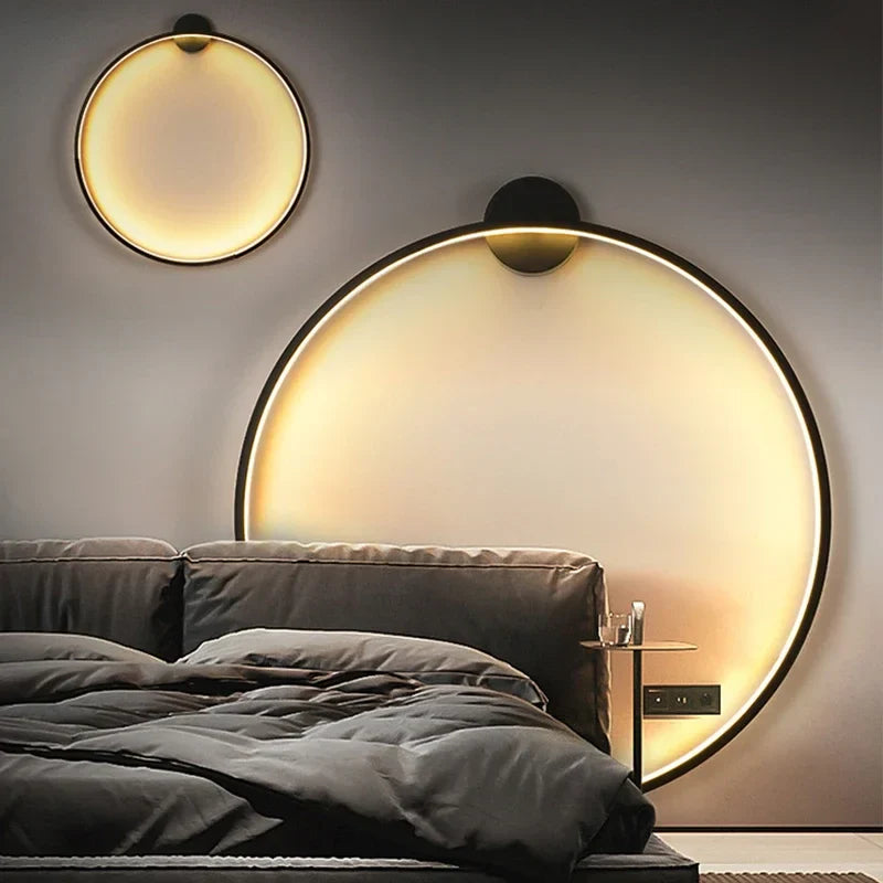 LumiRing - Minimalist circular wall light lamp