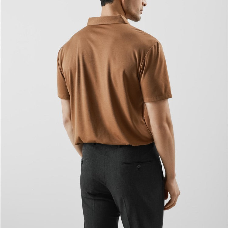 Mitchell™ poloskjorte i Arctic Silk