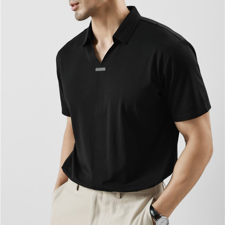 Polo en soie arctique Mitchell™