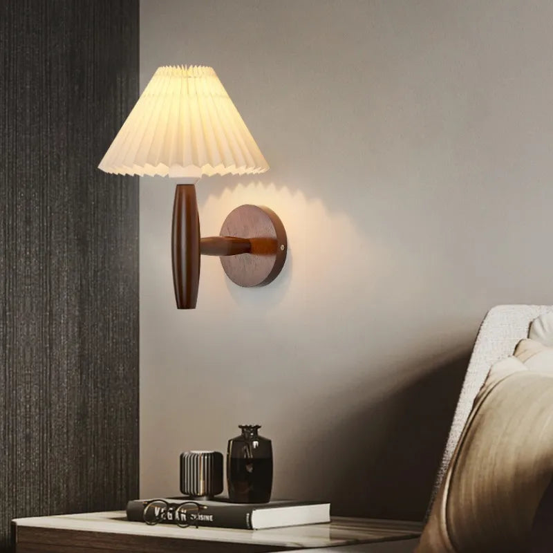 WoodLuxe - Moderna lampada da parete in legno