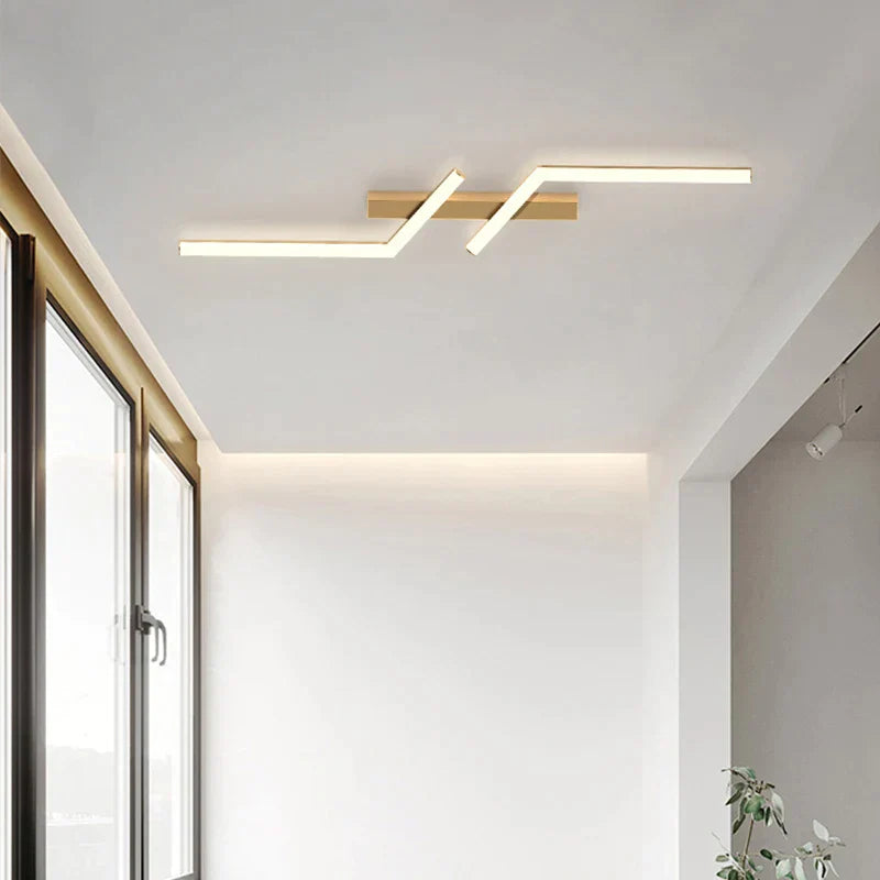 SleekGlow - Plafoniera con lampada LED line