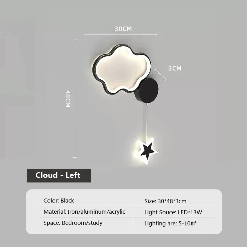 Dreamscape - Applique Cloud Star Moon