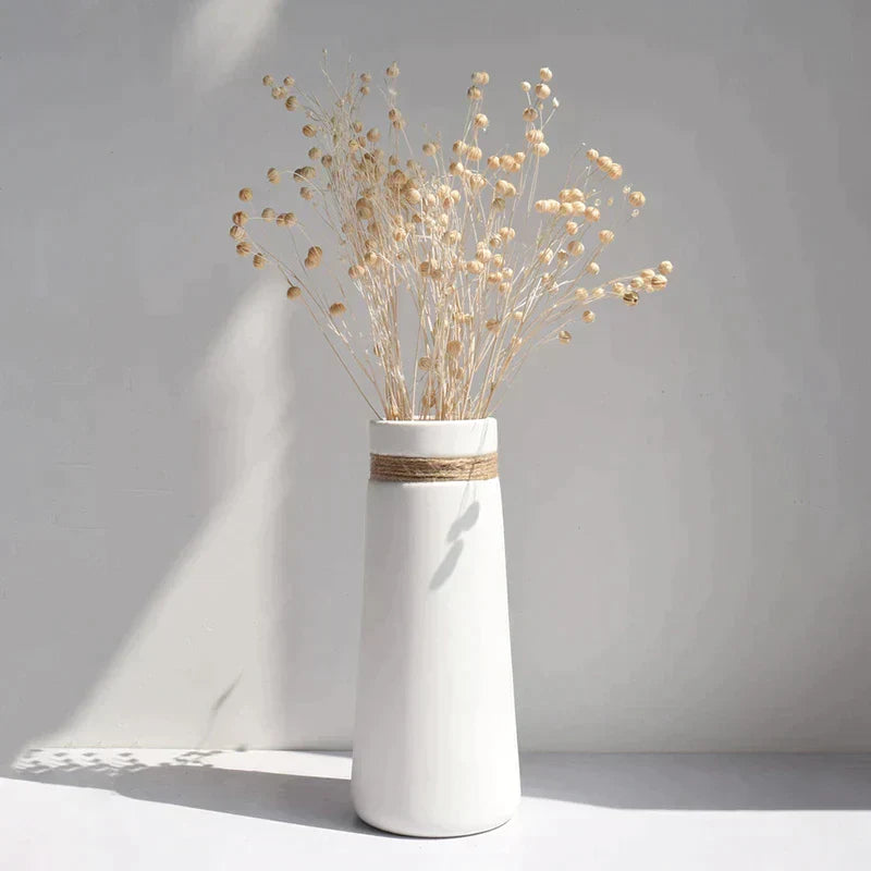 Vase à fleurs moderne en céramique HomeTod™