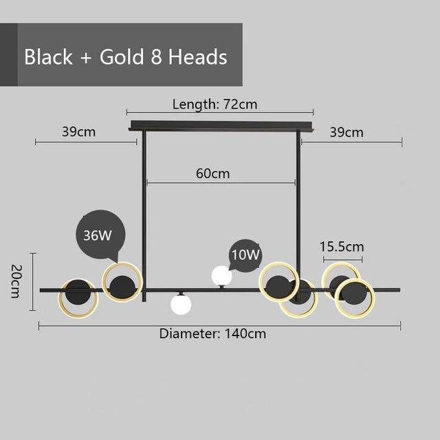 Nordic LED-kroonluchter