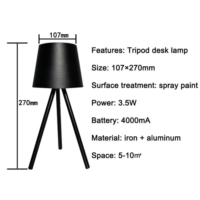 TriLeg - Schreibtischlampe mit Stativ