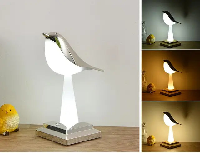 Missbird-V2 Ekster Bird Bordlampe