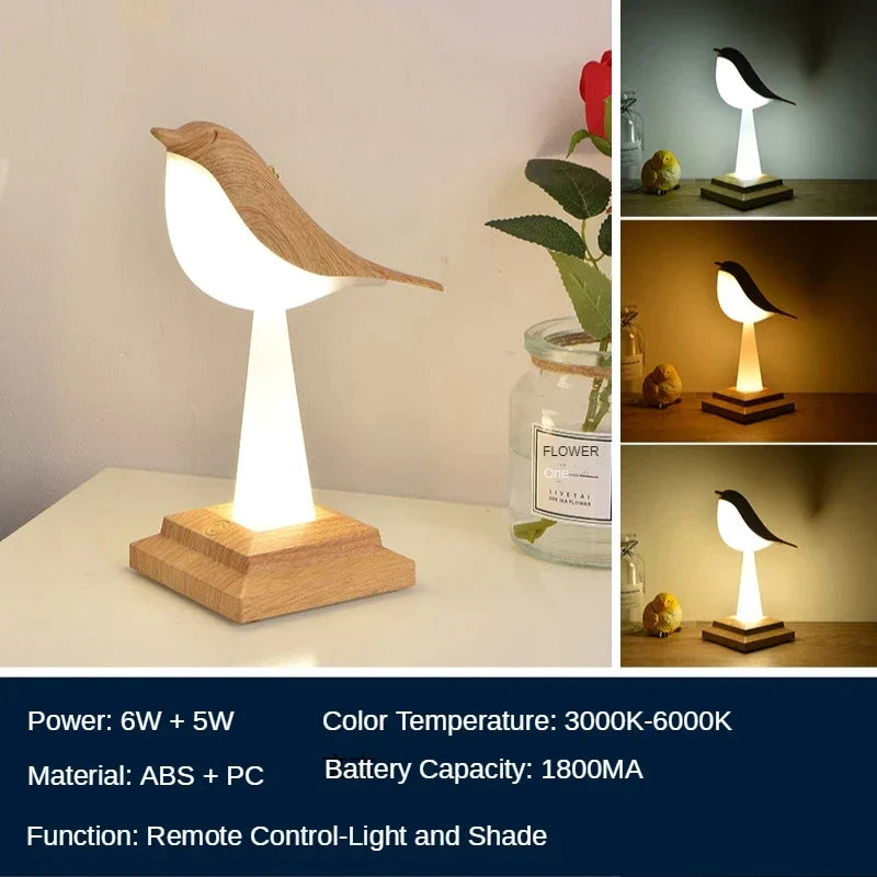 Missbird-V2 Ekster Bird Tischlampe