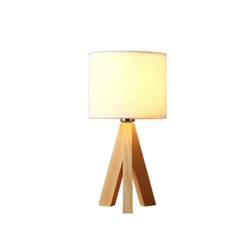 WoodEssence - Lampada da tavolo moderna in legno