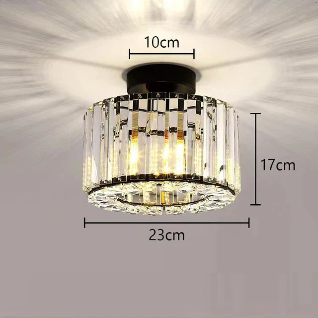 RadiantCrystal - Lampe de plafond en cristal