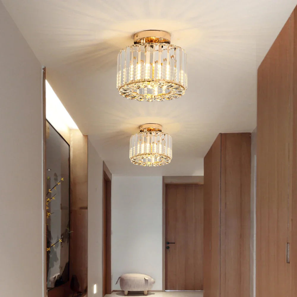 RadiantCrystal - Lampada da soffitto in cristallo