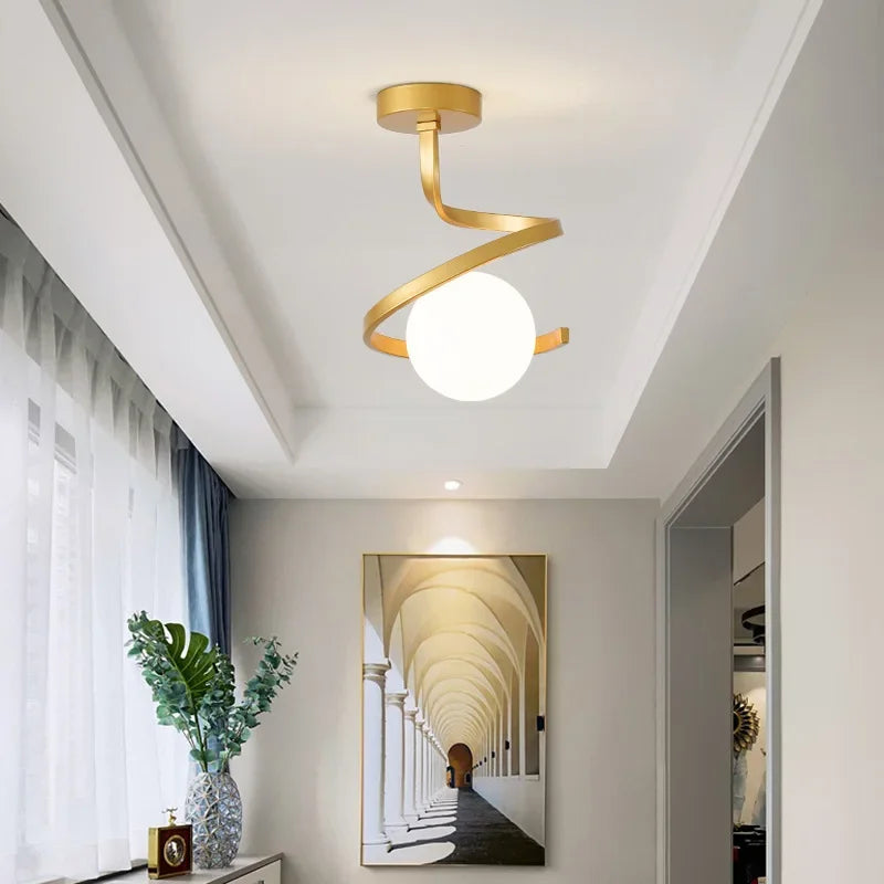 LuxeGlo - Lampada da soffitto moderna