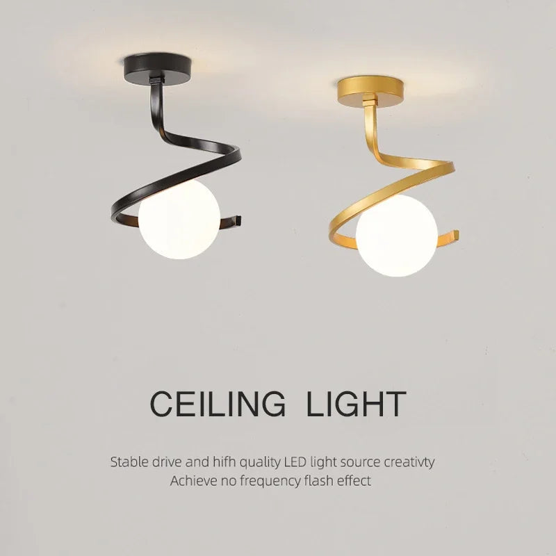 LuxeGlo - Lampada da soffitto moderna