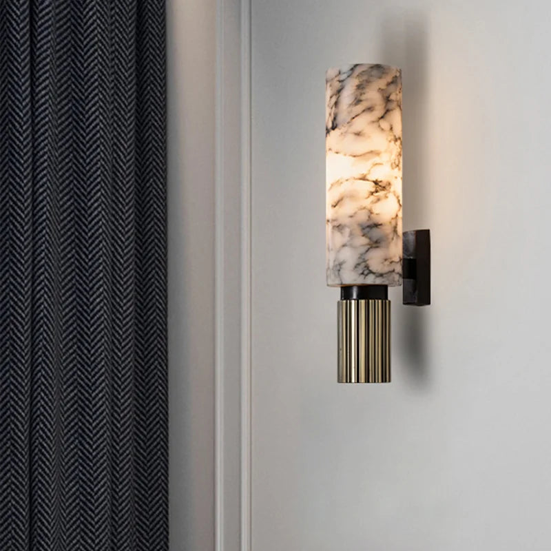 LuxeMarble - Marmeren wandlamp