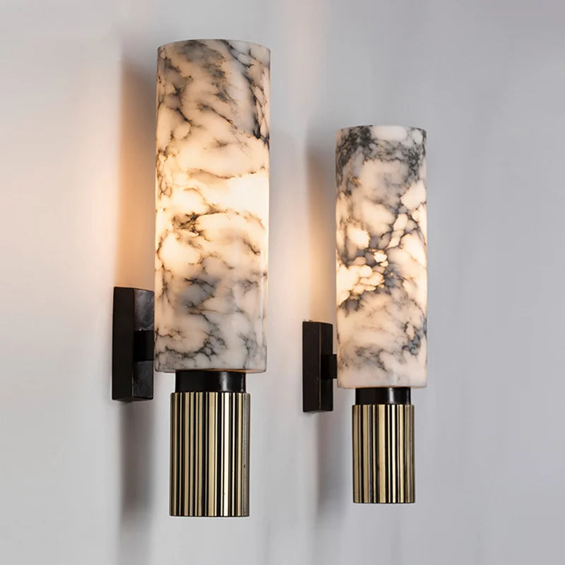 LuxeMarble - Vägglampa i marmor