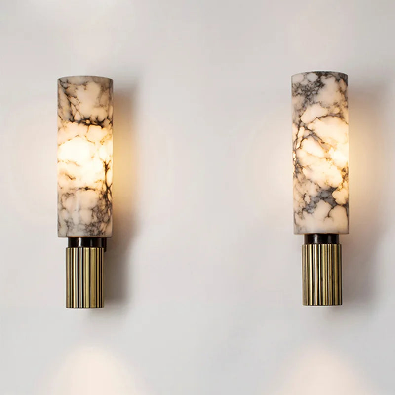 LuxeMarble - Marmeren wandlamp