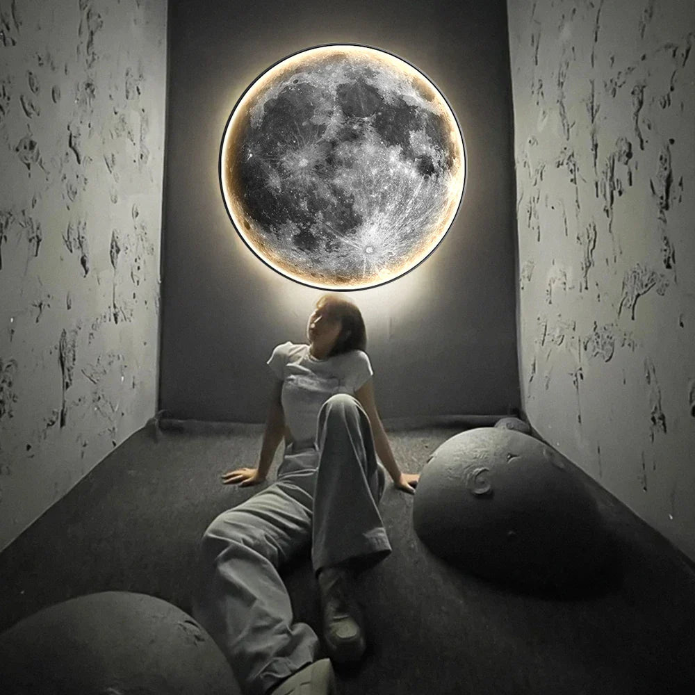 LunaLux - LED moon wall light lamp