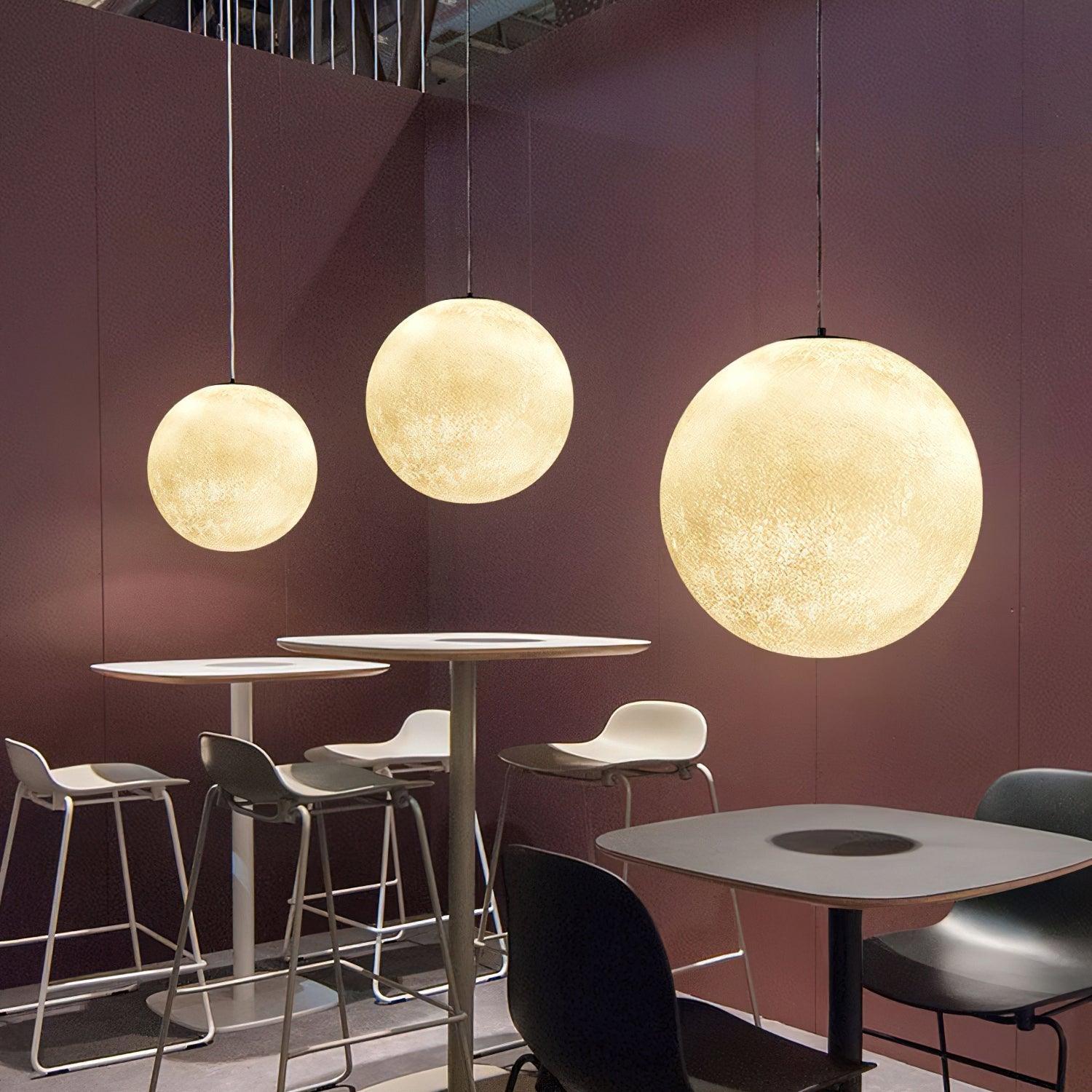 Moon – Lampada a sospensione luminosa