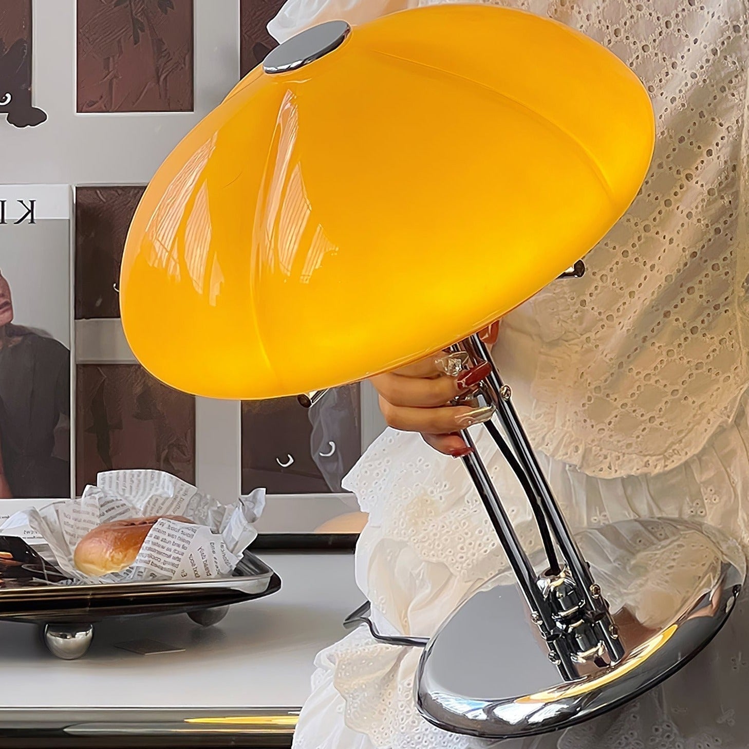 Mushroom Bauhaus Table Lamp