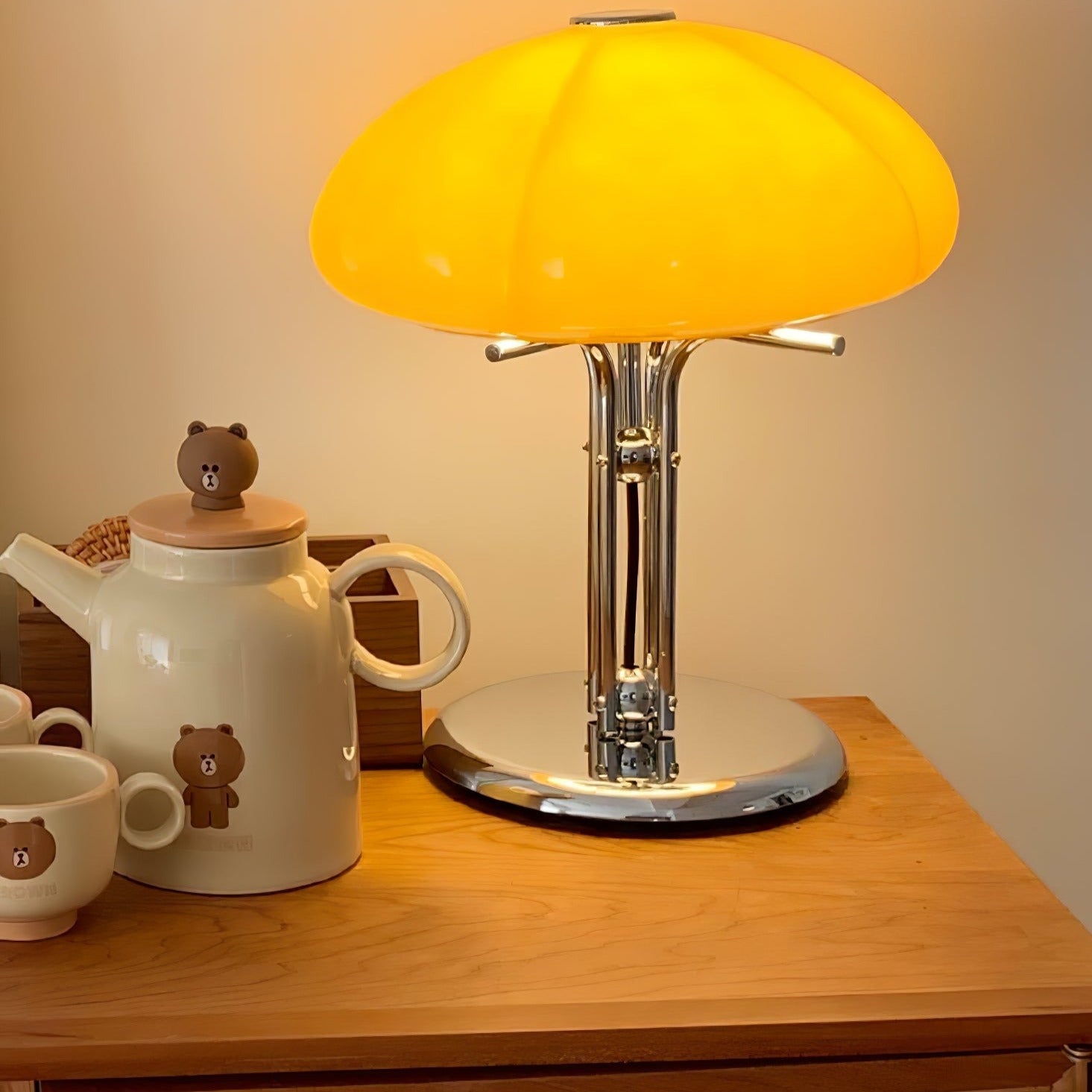 Mushroom Bauhaus bordlampe