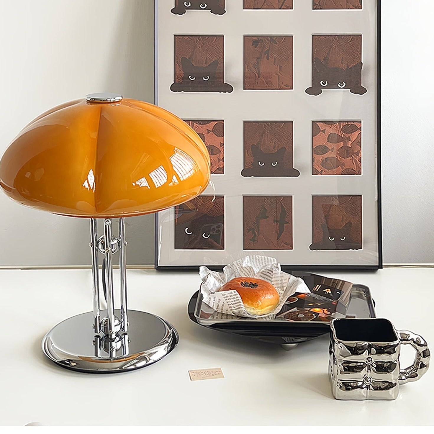 Mushroom Bauhaus bordlampe