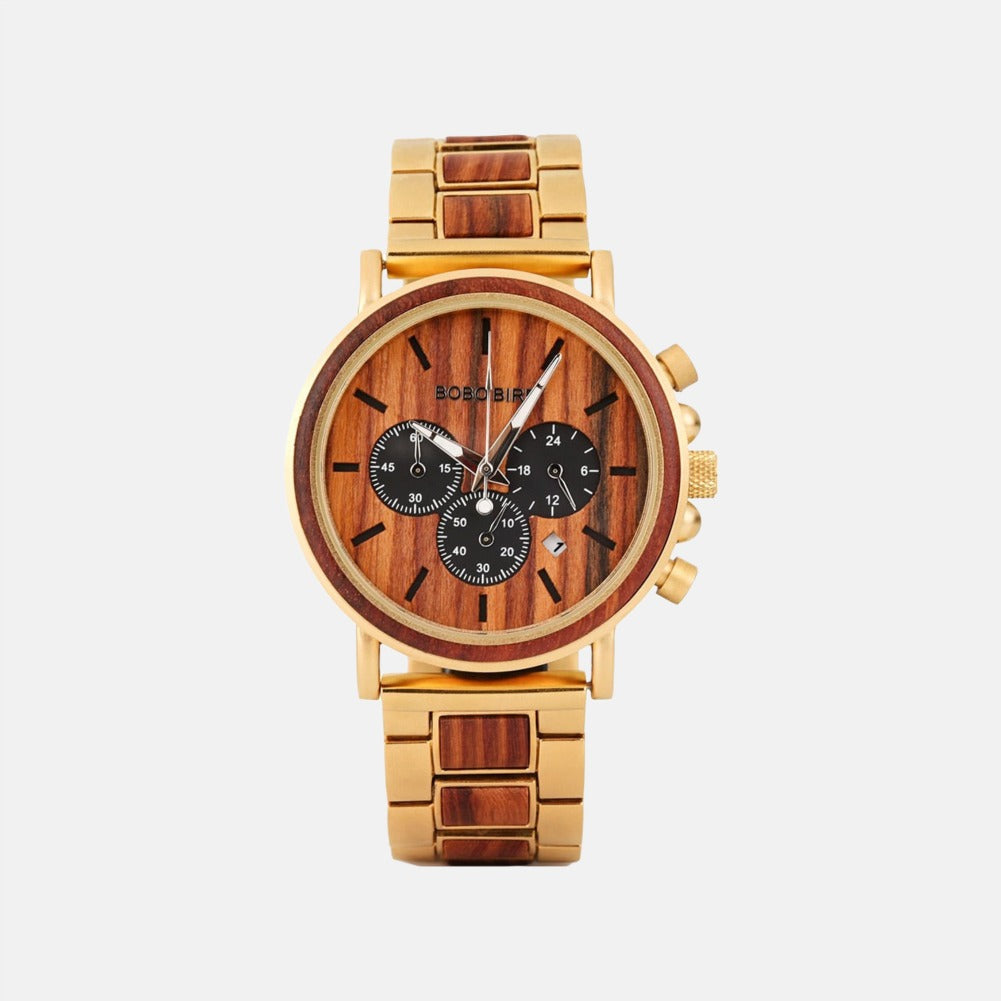 Reloj de madera BOBOBIRD