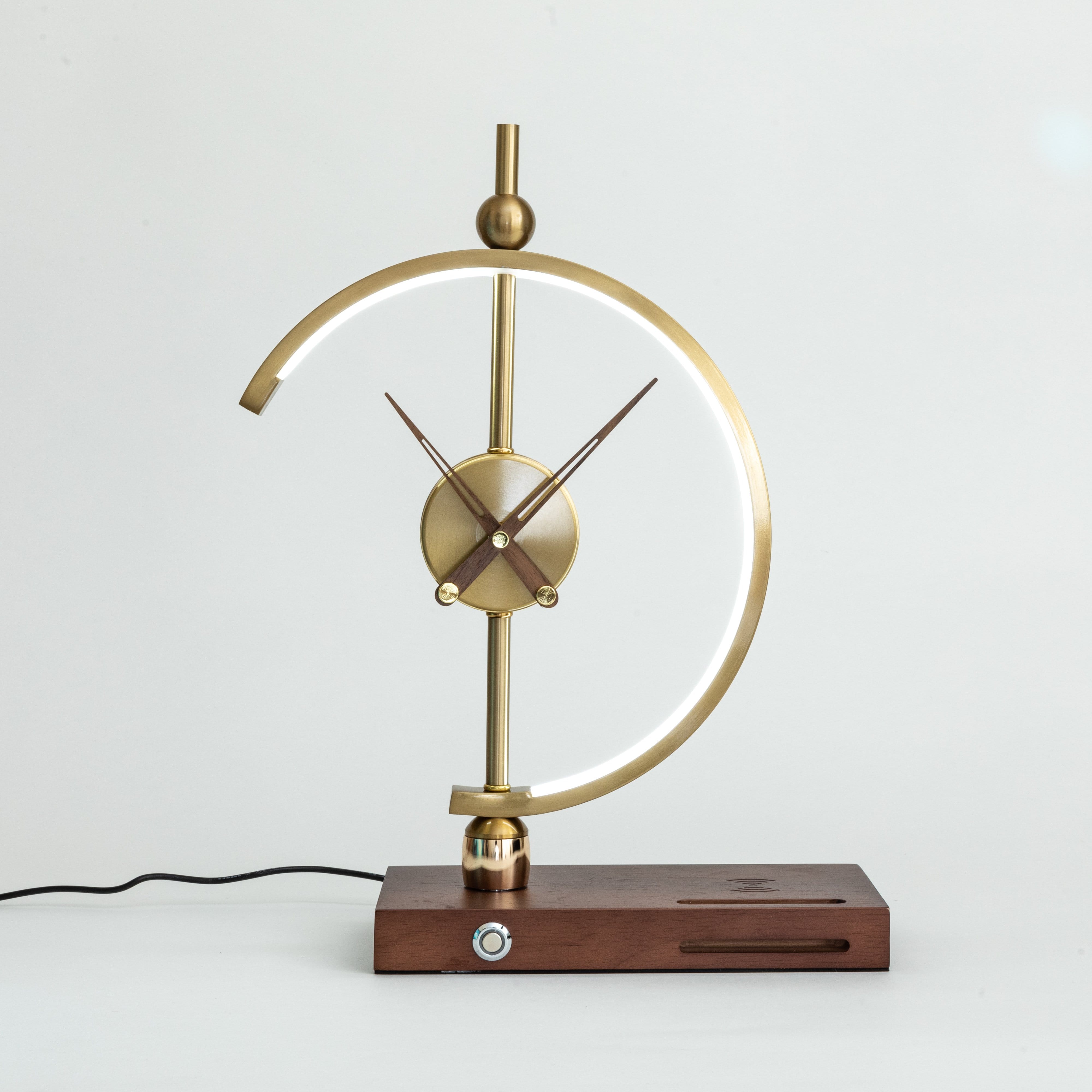 Lampada con orologio Khonsu (ricarica wireless)