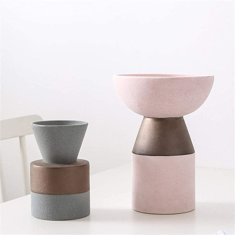 Natural Stone Texture Vases