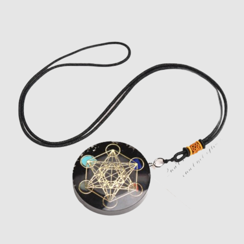 Black Tourmaline Orgonite Protection Necklace