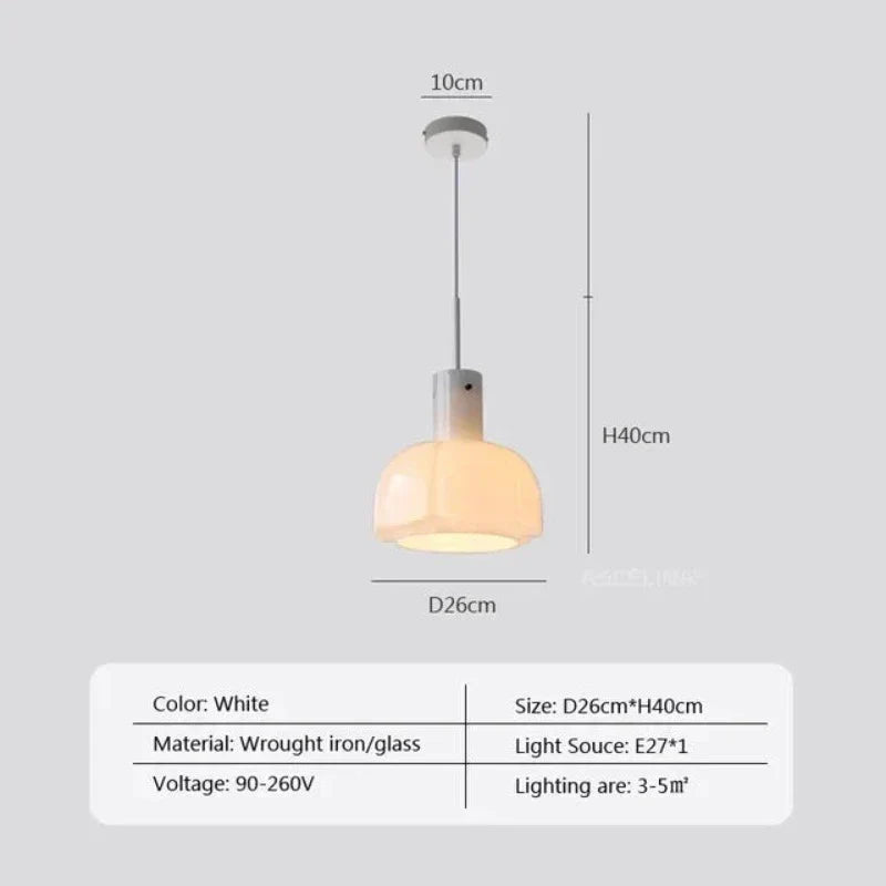 MedievalSimplicity - Lampada a sospensione in vetro