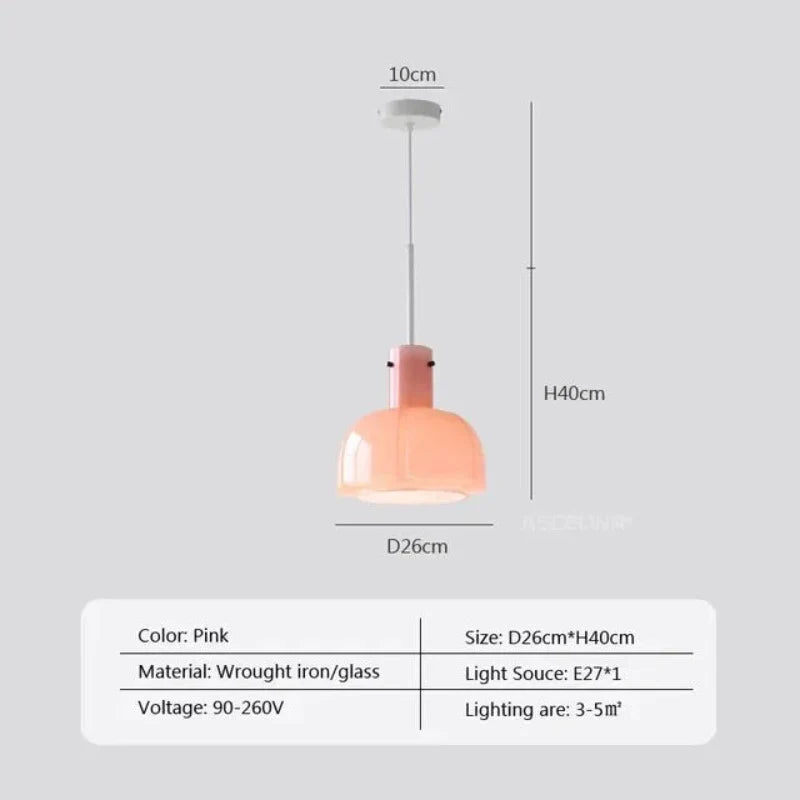 MedievalSimplicity - Glazen Hanglamp