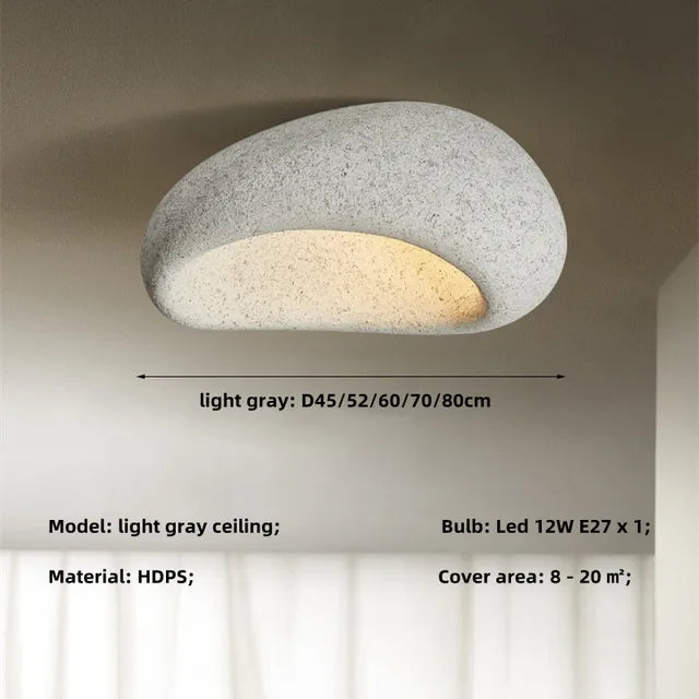 WabiSabiGlow - illuminazione a soffitto Wabi Sabi - lampada di ispirazione giapponese