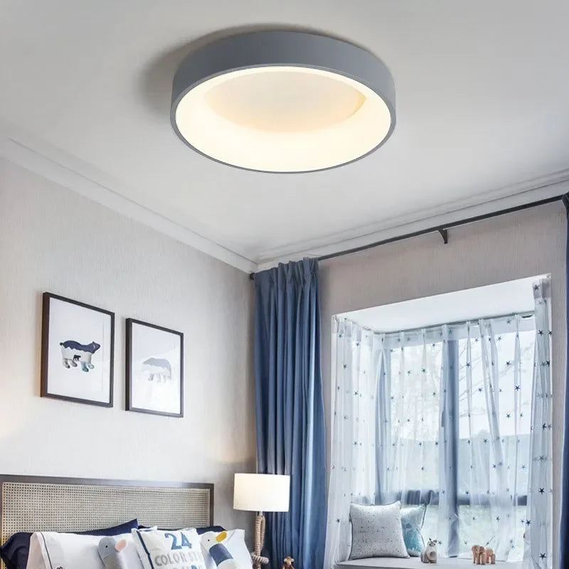 CelestialBeam - Lampada da soffitto a LED rotonda nordica